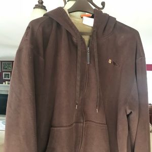 Men’s fleece lined hoodie.